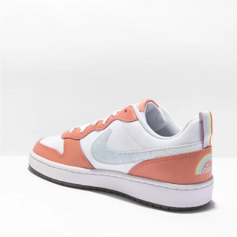 Nike SB Special Ed. Court Borough Low 2 White & Pink Shoes (kids 7 / Women 8.5)